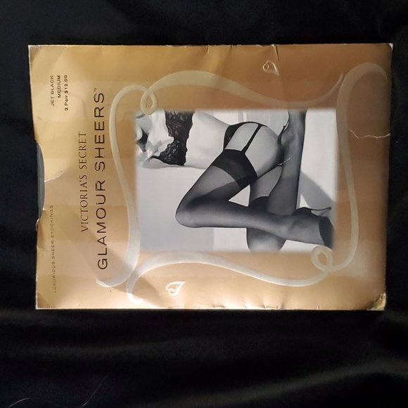 Victoria's Secret Accessories - Victoria Secrets Luxurious Sheer Stockings Jet Black Medium